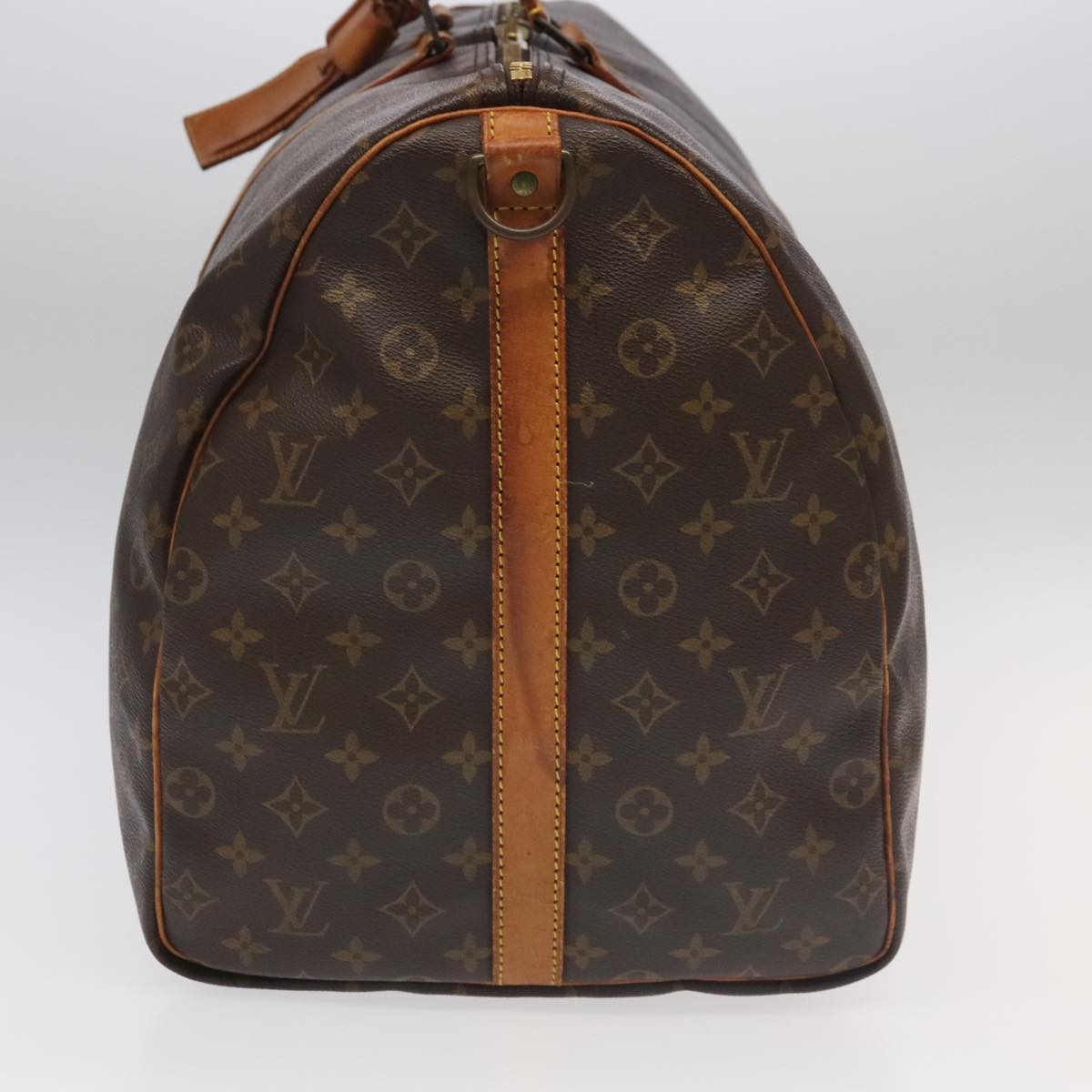 LOUIS VUITTON Monogram Keepall Bandouliere 60 Boston Bag M41412 LV Auth 100636