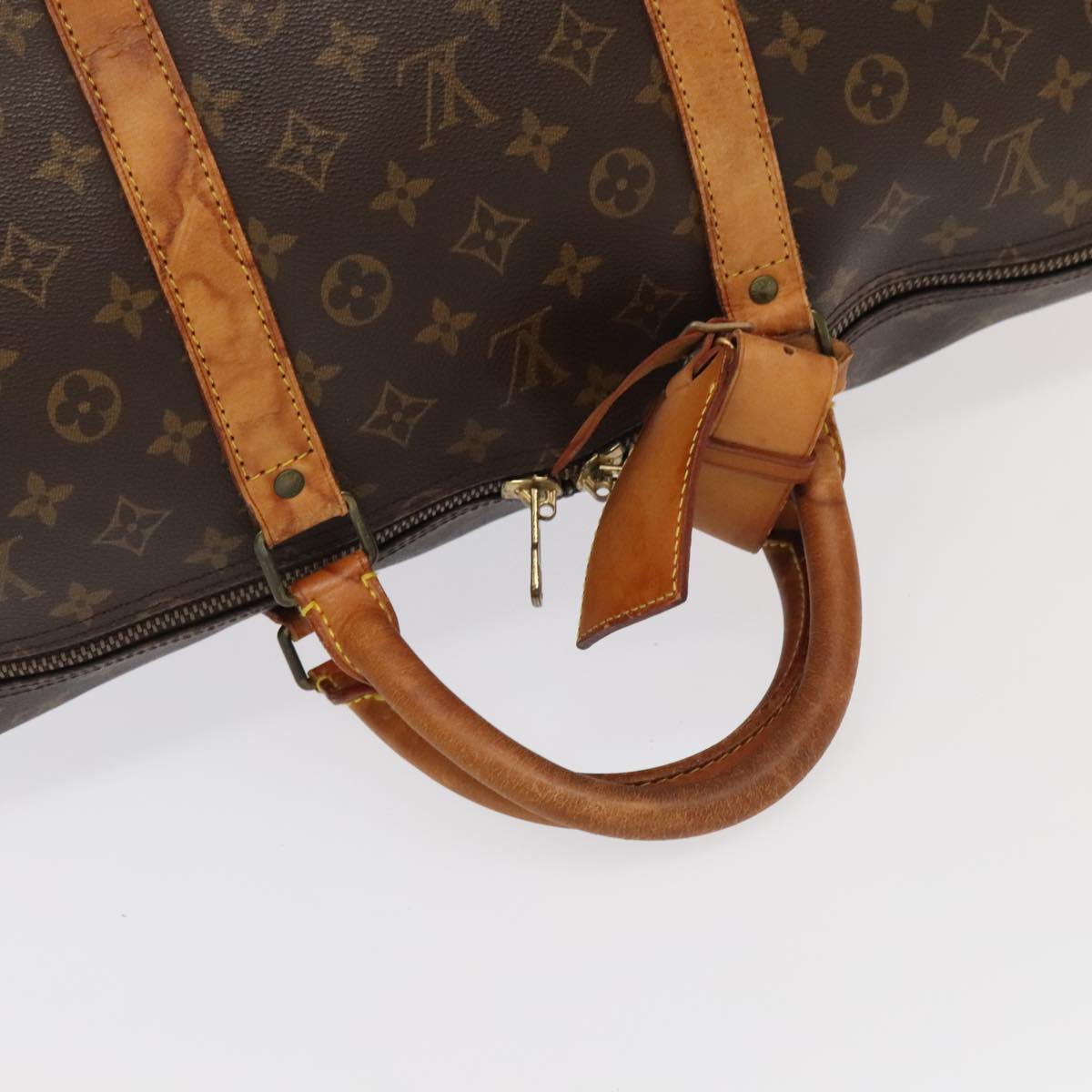 LOUIS VUITTON Monogram Keepall Bandouliere 60 Boston Bag M41412 LV Auth 100636