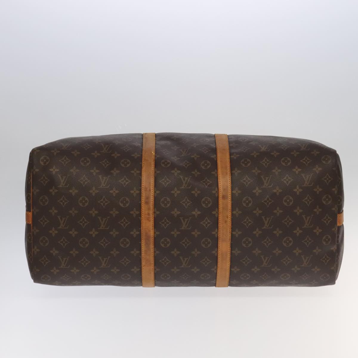 LOUIS VUITTON Monogram Keepall Bandouliere 60 Boston Bag M41412 LV Auth 100636