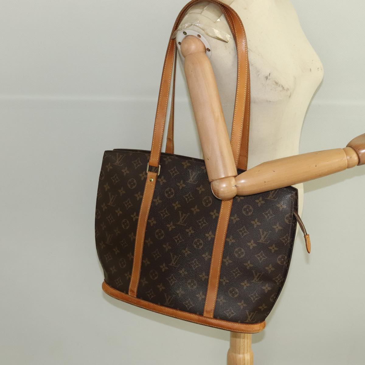 LOUIS VUITTON Monogram Babylone Tote Bag M51102 LV Auth 100637