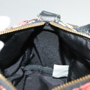 BURBERRY Nova Check Blue Label Hand Bag Canvas Red Auth 100639-19