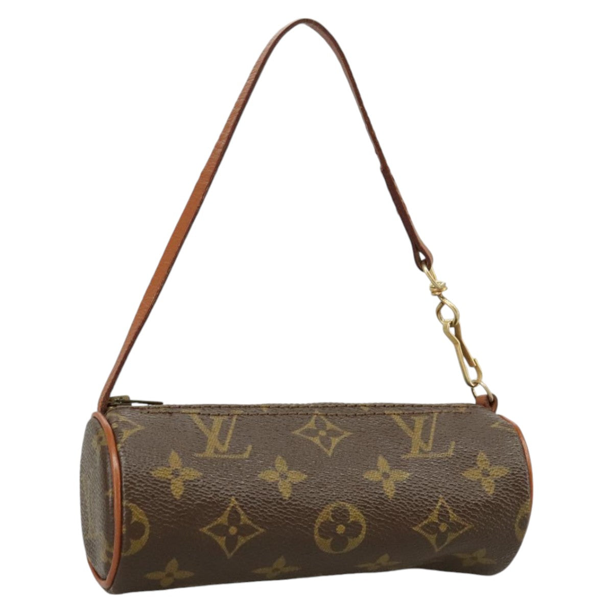 LOUIS VUITTON Monogram Papillon Pouch LV Auth 100641