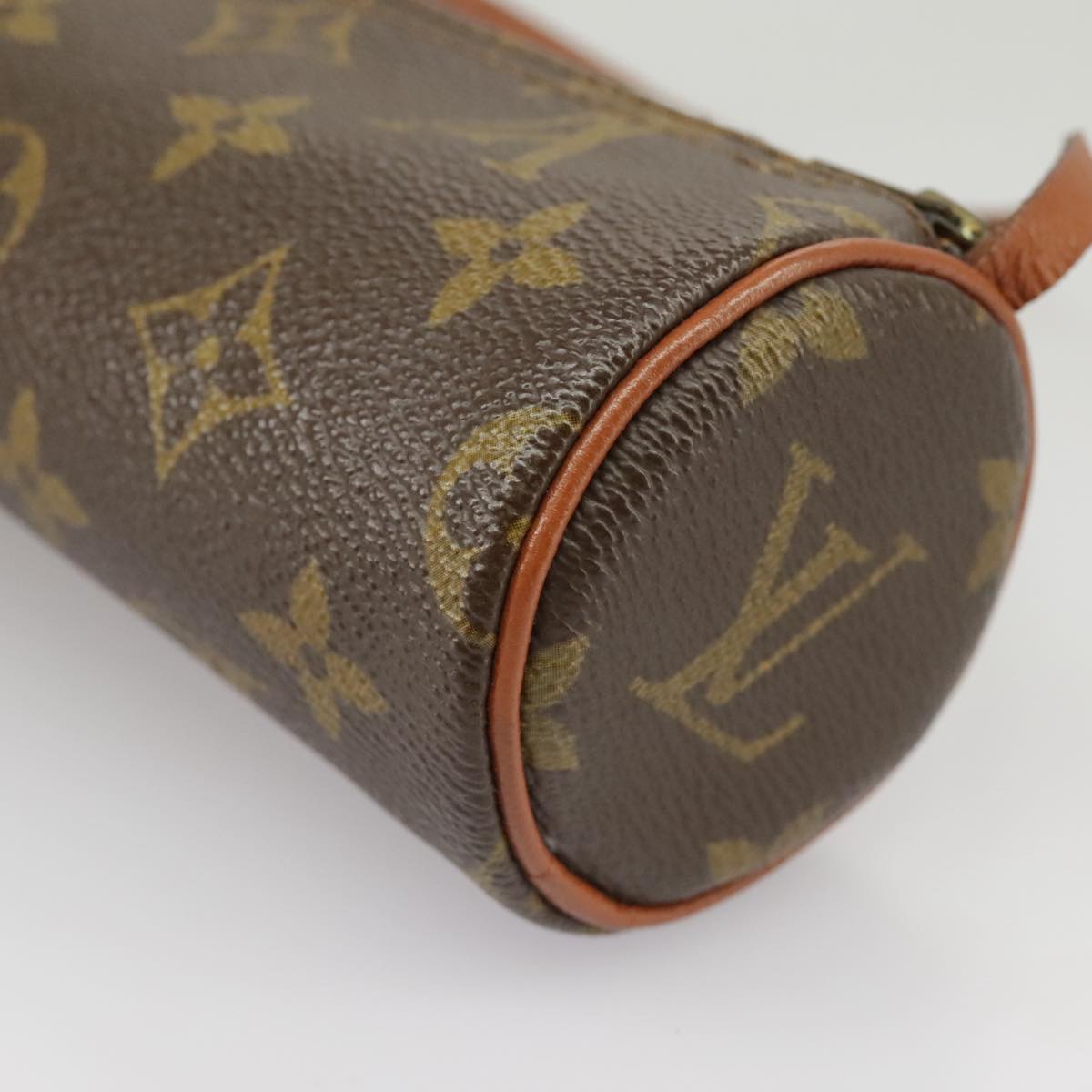 LOUIS VUITTON Monogram Papillon Pouch LV Auth 100641