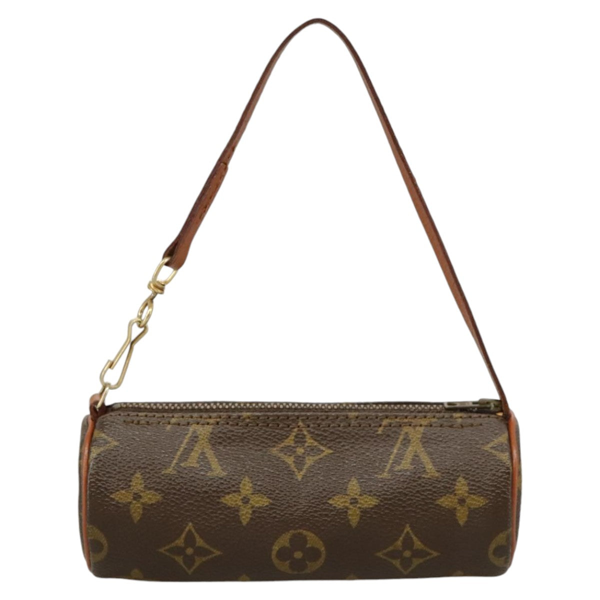 LOUIS VUITTON Monogram Papillon Pouch LV Auth 100641