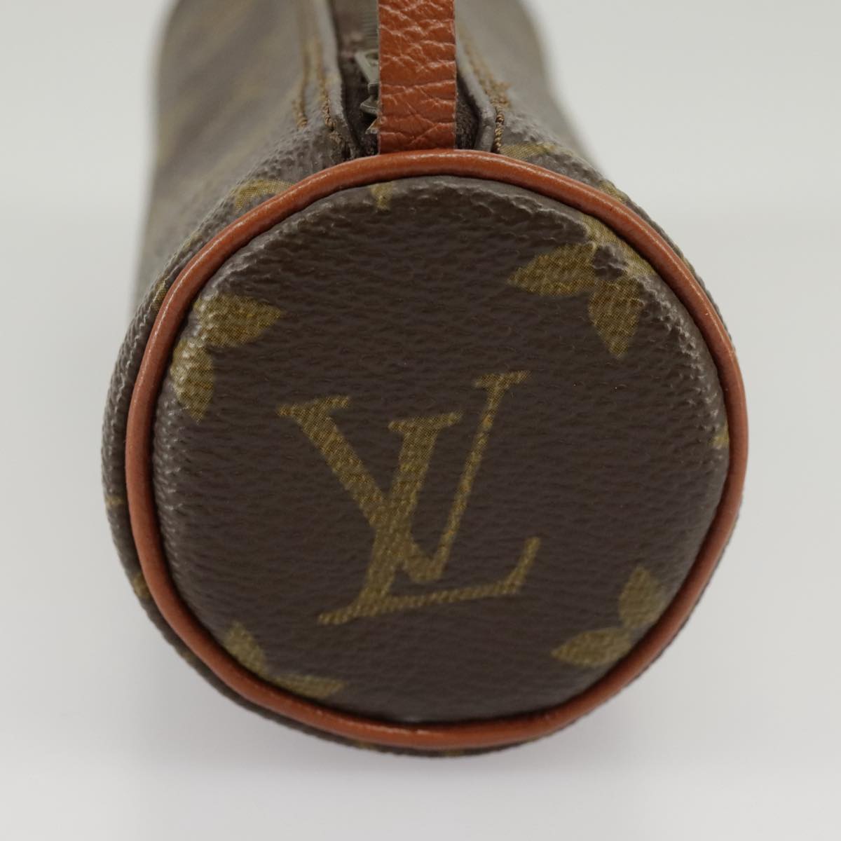 LOUIS VUITTON Monogram Papillon Pouch LV Auth 100641