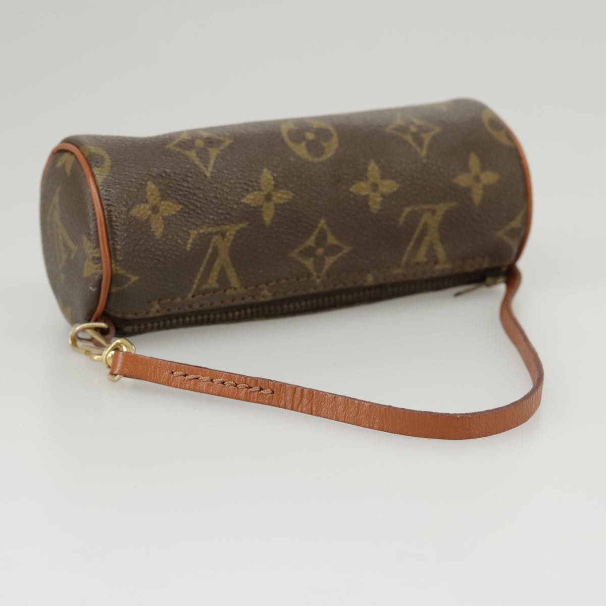 LOUIS VUITTON Monogram Papillon Pouch LV Auth 100641