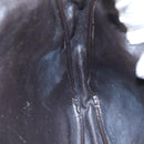 Christian Dior Trotter Canvas Shoulder Bag Beige Dark Brown Gold Auth 100648-19