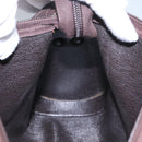 Christian Dior Trotter Canvas Shoulder Bag Beige Brown gold Auth 100672-21