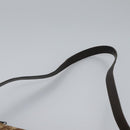 Christian Dior Trotter Canvas Shoulder Bag Beige Brown gold Auth 100672-9