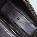 Christian Dior Trotter Canvas Hand Bag Beige Brown Gold Auth 100674-19