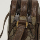 GUCCI GG Supreme Web Sherry Line Shoulder Bag PVC Beige 93 02 049 Auth 100696-8