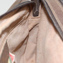 GUCCI GG Supreme Web Sherry Line Shoulder Bag PVC Beige 93 02 049 Auth 100696-22