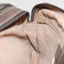 GUCCI GG Supreme Web Sherry Line Shoulder Bag PVC Beige 93 02 049 Auth 100696-23