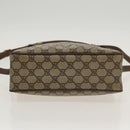 GUCCI GG Supreme Web Sherry Line Shoulder Bag PVC Beige 93 02 049 Auth 100696-5