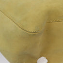 Salvatore Ferragamo Shoulder Bag Suede Yellow Auth 100746-15