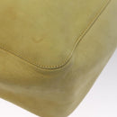 Salvatore Ferragamo Shoulder Bag Suede Yellow Auth 100746-16