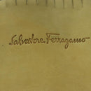 Salvatore Ferragamo Shoulder Bag Suede Yellow Auth 100746-10