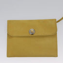 Salvatore Ferragamo Shoulder Bag Suede Yellow Auth 100746-20