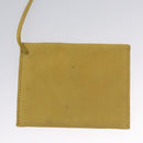 Salvatore Ferragamo Shoulder Bag Suede Yellow Auth 100746-21
