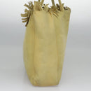 Salvatore Ferragamo Shoulder Bag Suede Yellow Auth 100746-4