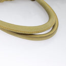 Salvatore Ferragamo Shoulder Bag Suede Yellow Auth 100746-7