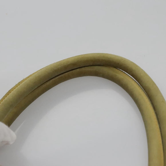 Salvatore Ferragamo Shoulder Bag Suede Yellow Auth 100746