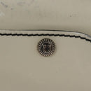 Salvatore Ferragamo Shoulder Bag Enamel White Auth 100748-17