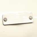 Salvatore Ferragamo Shoulder Bag Enamel White Auth 100748-19