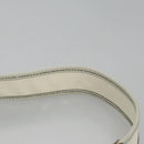 Salvatore Ferragamo Shoulder Bag Enamel White Auth 100748-8