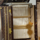 LOUIS VUITTON Wardrobe Trunk Snow Globe 2009 limited year Clear LV Auth 100750M-10