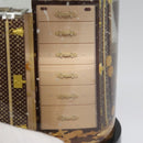LOUIS VUITTON Wardrobe Trunk Snow Globe 2009 limited year Clear LV Auth 100750AM-11