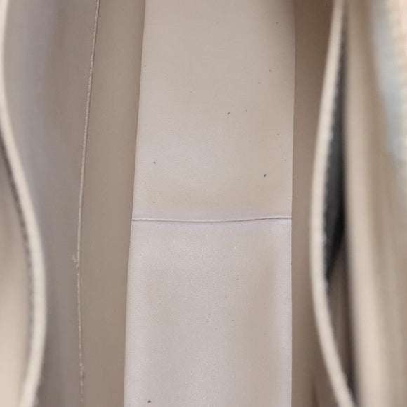 LOUIS VUITTON Monogram Vernis Columbus Tote Bag Beige M91023 LV Auth 100753
