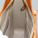 LOUIS VUITTON Monogram Vernis Columbus Tote Bag Beige M91023 LV Auth 100753-22