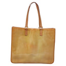 LOUIS VUITTON Monogram Vernis Columbus Tote Bag Beige M91023 LV Auth 100753-13