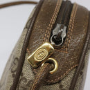 GUCCI GG Supreme Web Sherry Line Shoulder Bag PVC Beige Red Green Auth 100756-10