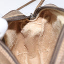 GUCCI GG Supreme Web Sherry Line Shoulder Bag PVC Beige Red Green Auth 100756-19