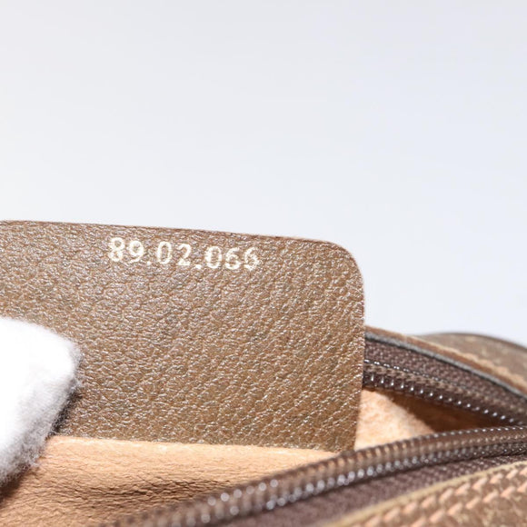 GUCCI GG Supreme Web Sherry Line Shoulder Bag PVC Beige Red Green Auth 100756