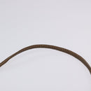 GUCCI GG Supreme Web Sherry Line Shoulder Bag PVC Beige Red Green Auth 100756-8