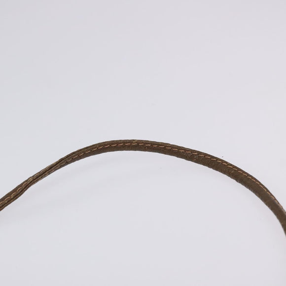 GUCCI GG Supreme Web Sherry Line Shoulder Bag PVC Beige Red Green Auth 100756