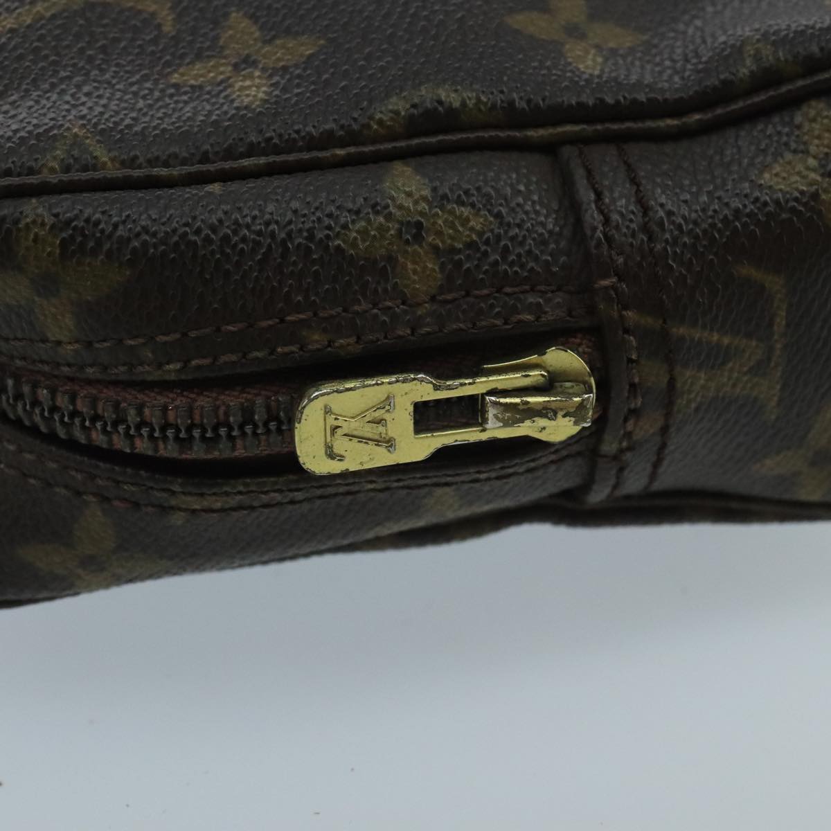 LOUIS VUITTON Monogram Trousse Toilette 23 Clutch Bag M47524 LV Auth 100804