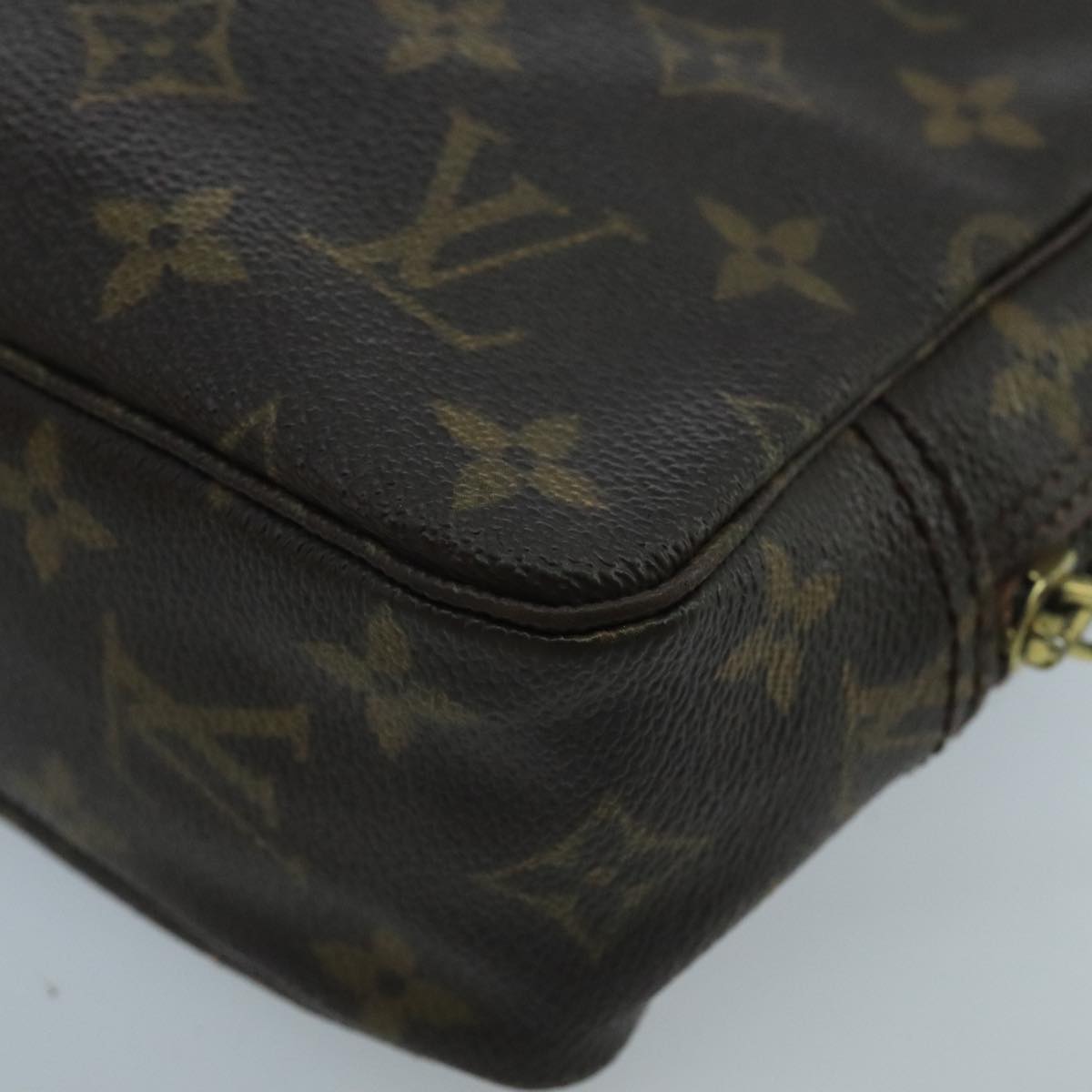 LOUIS VUITTON Monogram Trousse Toilette 23 Clutch Bag M47524 LV Auth 100804