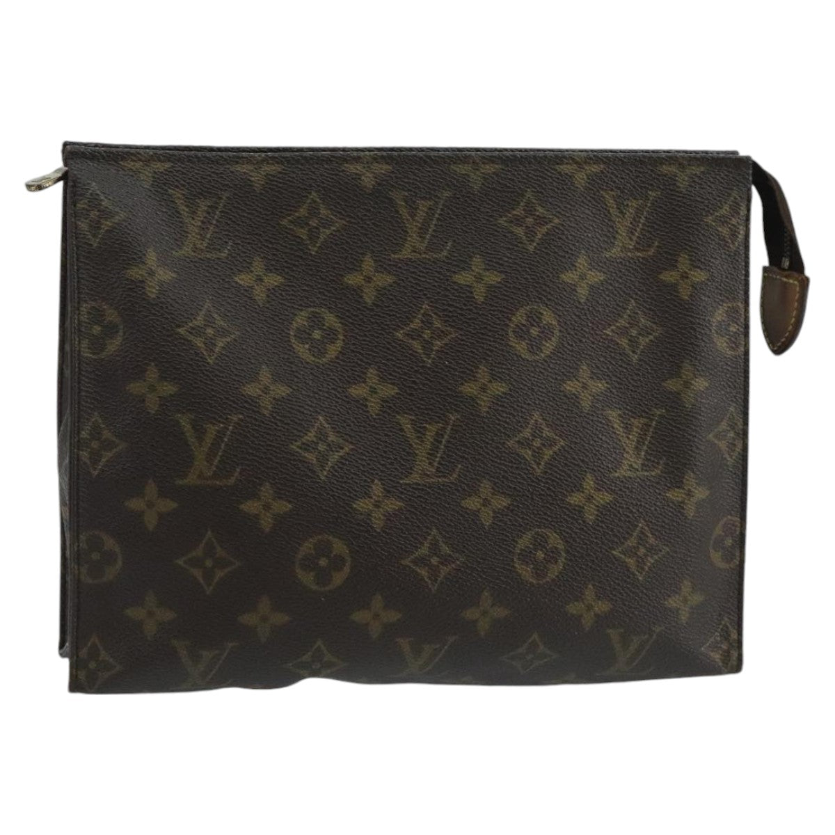 LOUIS VUITTON Monogram Poche Toilette 26 Pouch M47542 LV Auth 100805