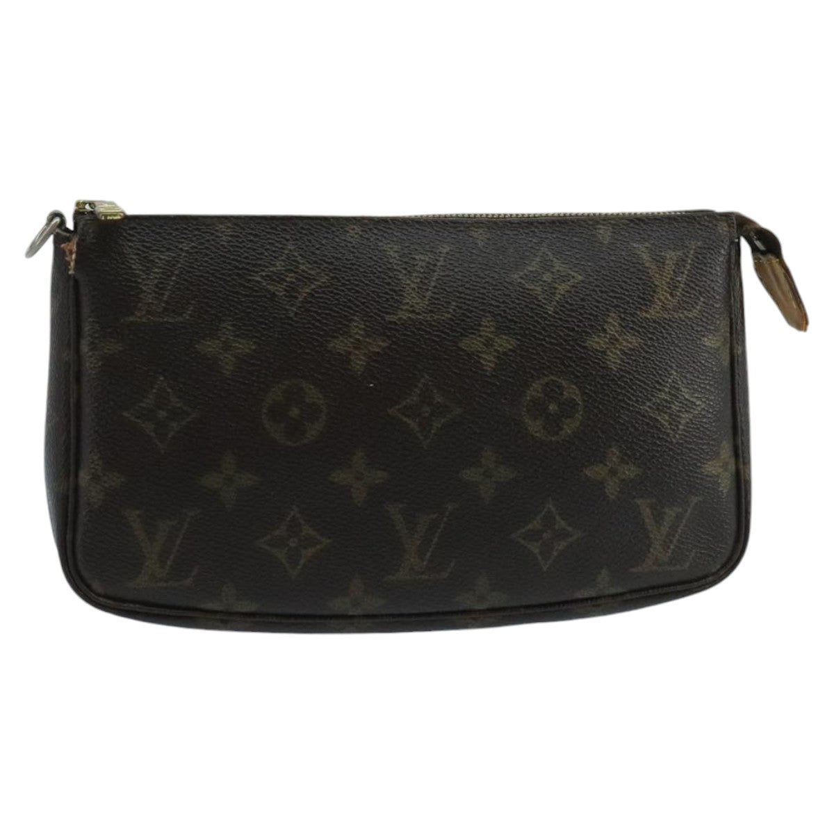 LOUIS VUITTON Monogram Pochette Accessoires Pouch M51980 LV Auth 100807