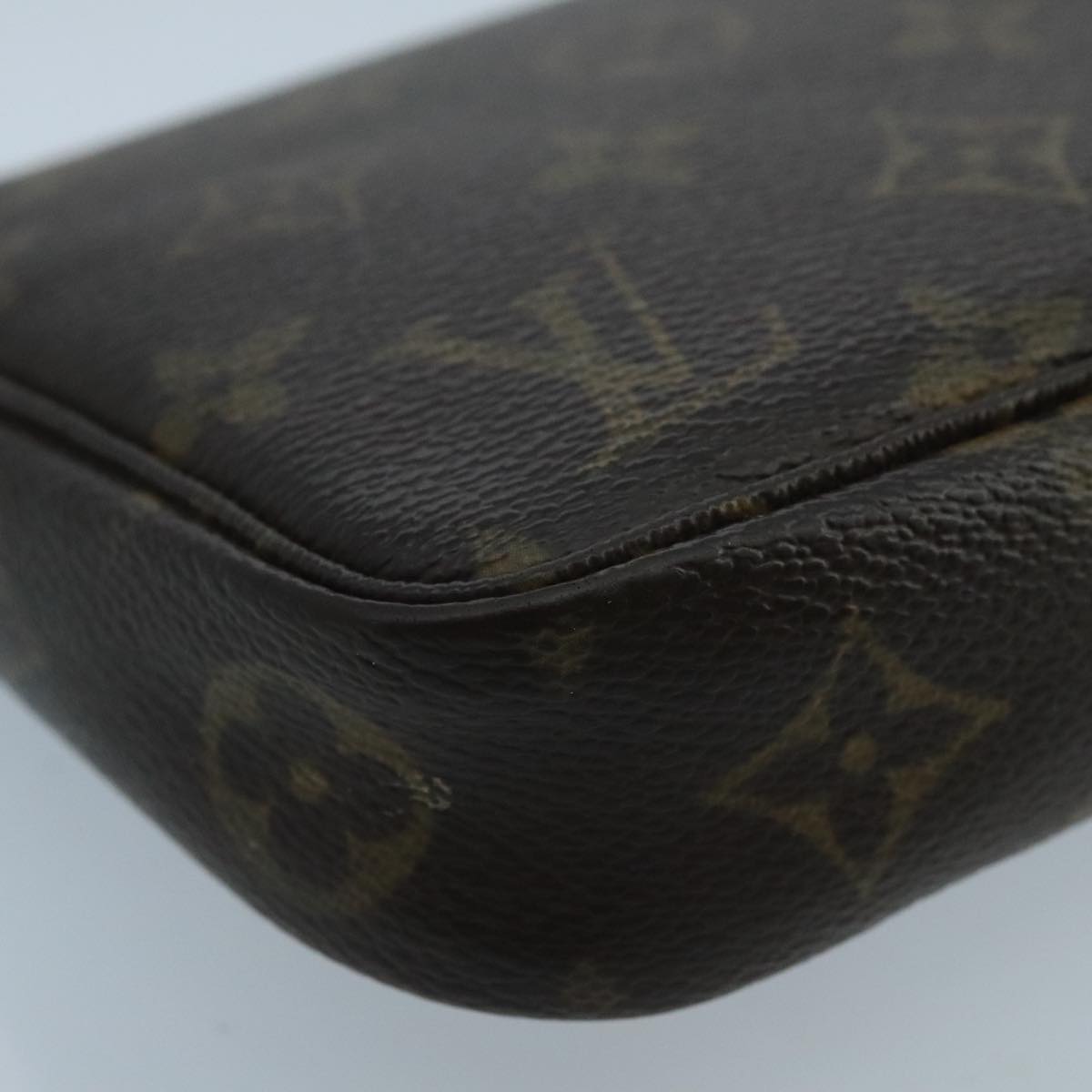 LOUIS VUITTON Monogram Pochette Accessoires Pouch M51980 LV Auth 100807