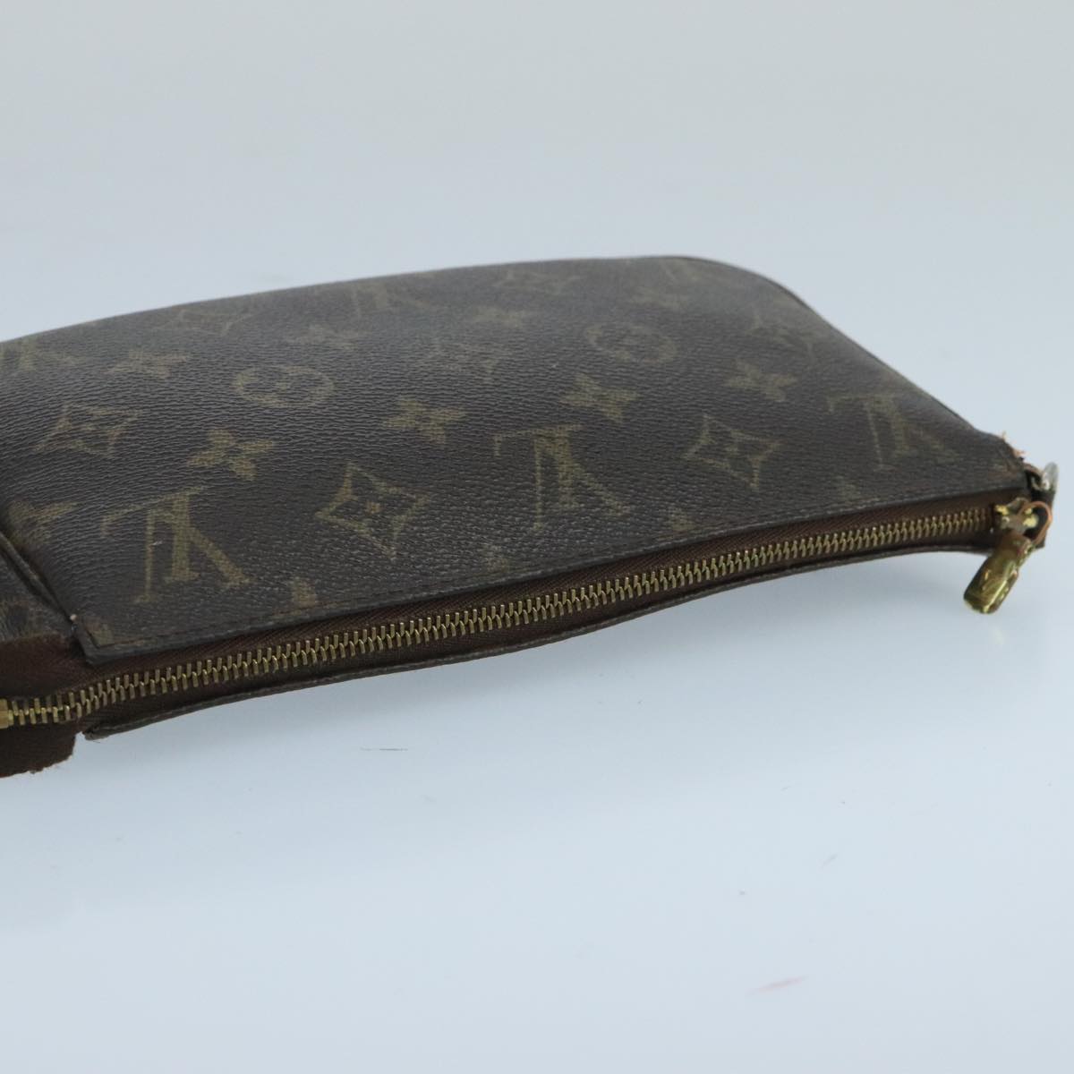 LOUIS VUITTON Monogram Pochette Accessoires Pouch M51980 LV Auth 100807