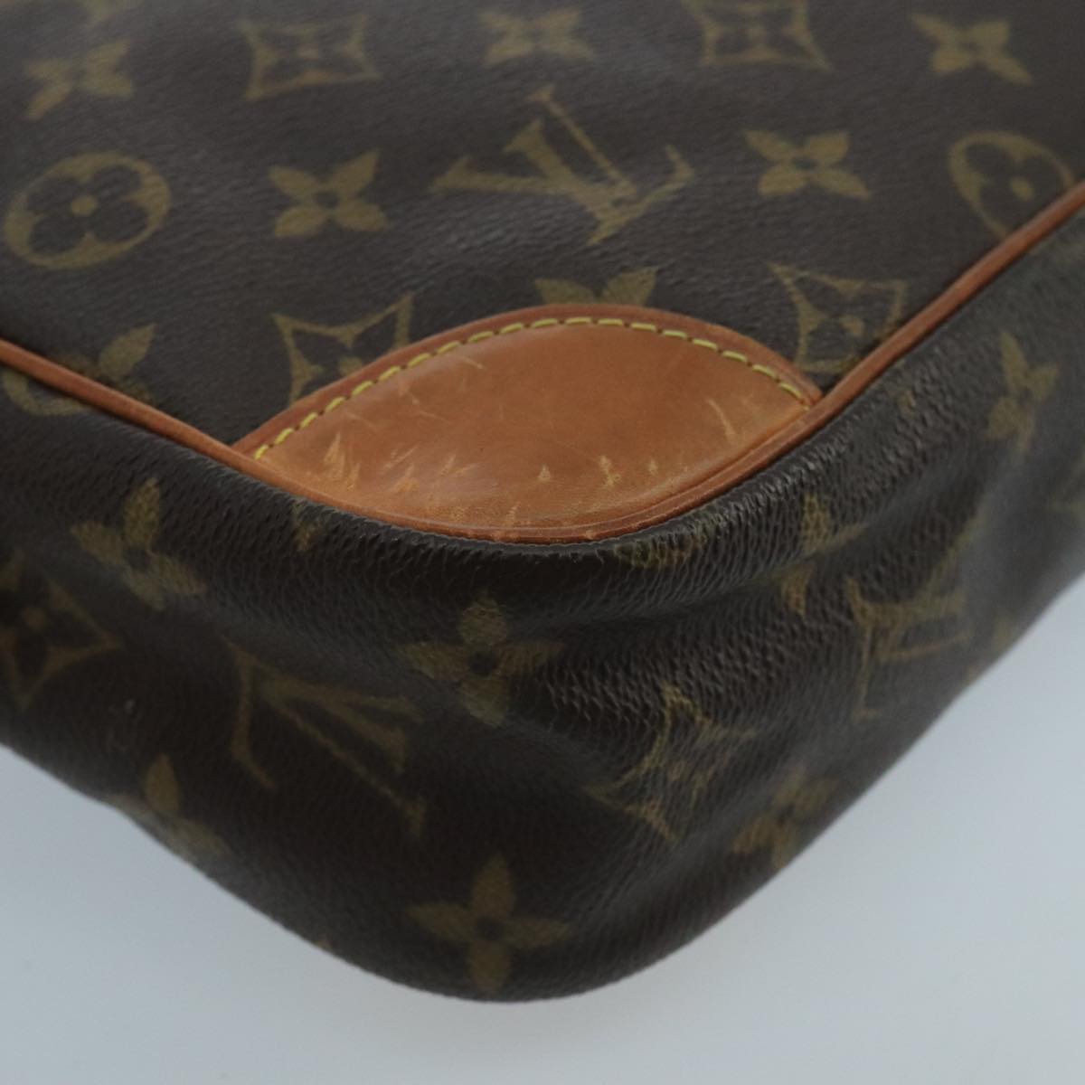 LOUIS VUITTON Monogram Compiegne 28 Clutch Bag M51845 LV Auth 100812