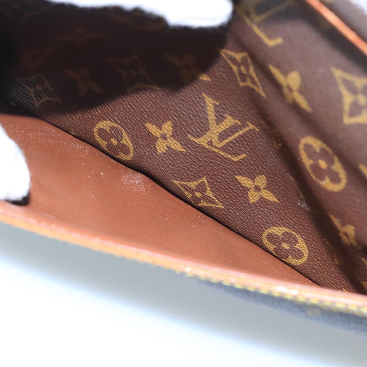 LOUIS VUITTON Monogram Compiegne 28 Clutch Bag M51845 LV Auth 100812