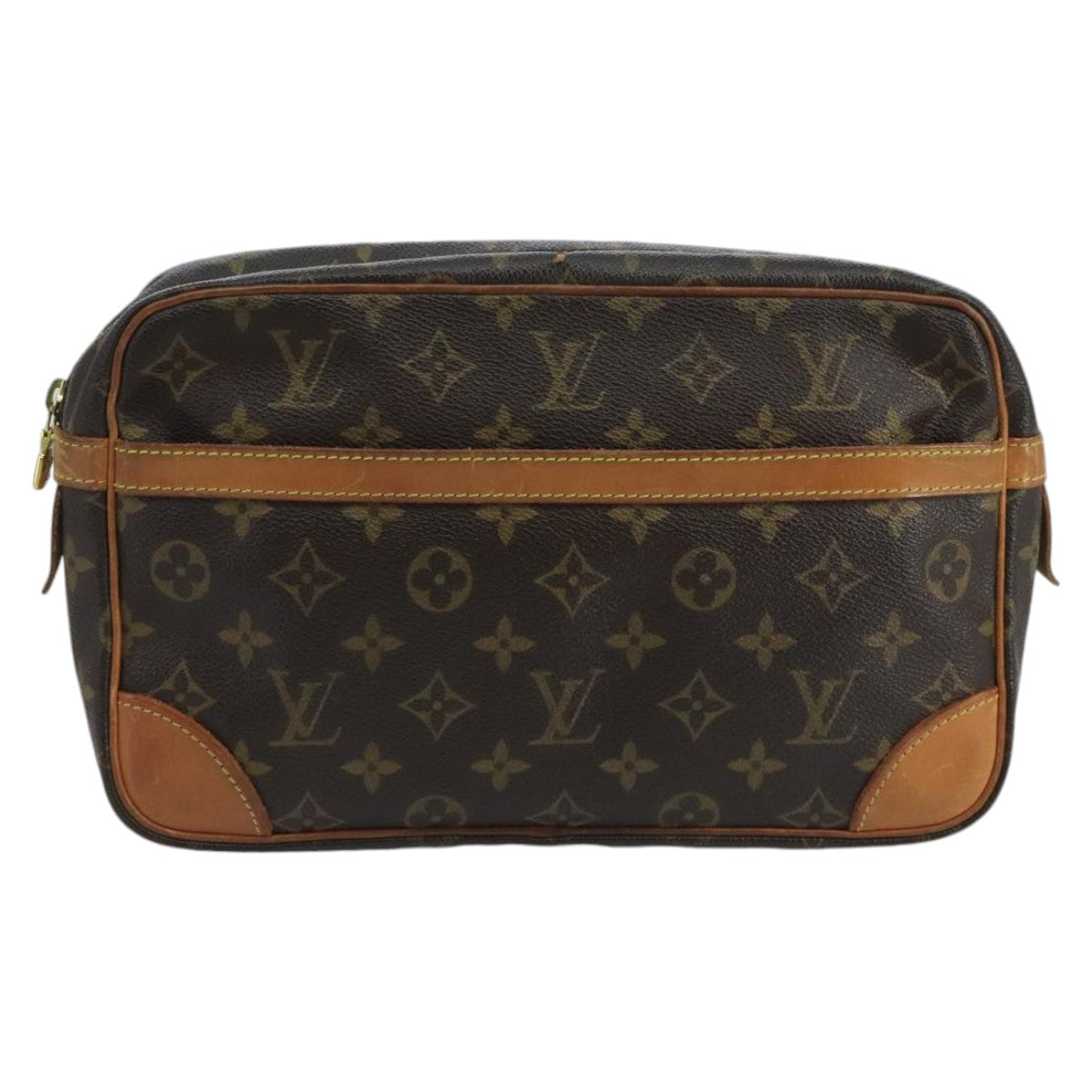 LOUIS VUITTON Monogram Compiegne 28 Clutch Bag M51845 LV Auth 100812 - 0