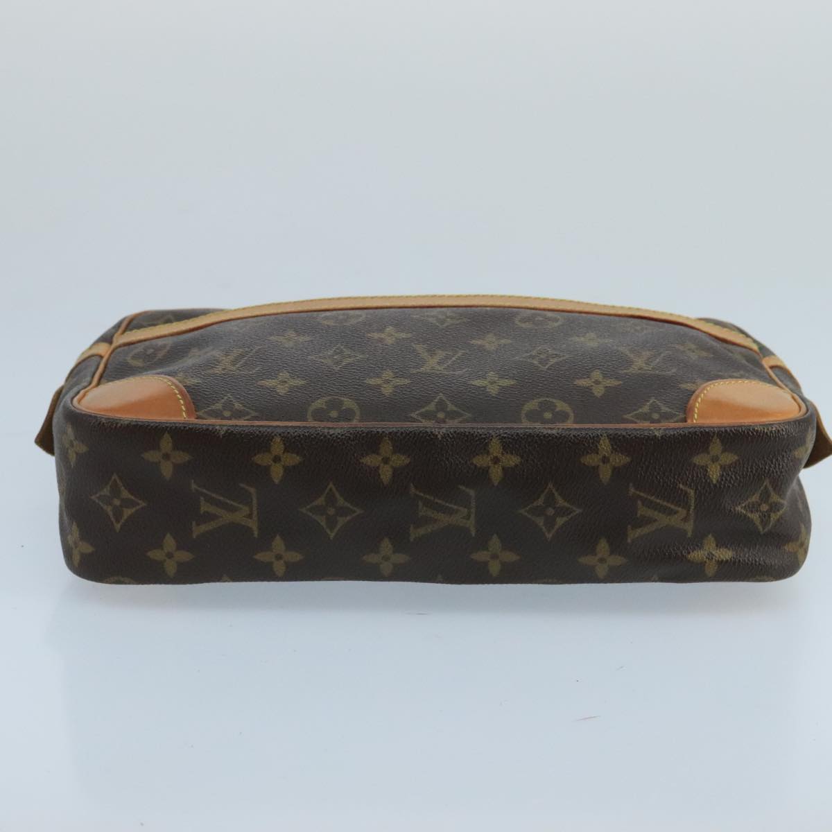 LOUIS VUITTON Monogram Compiegne 28 Clutch Bag M51845 LV Auth 100812