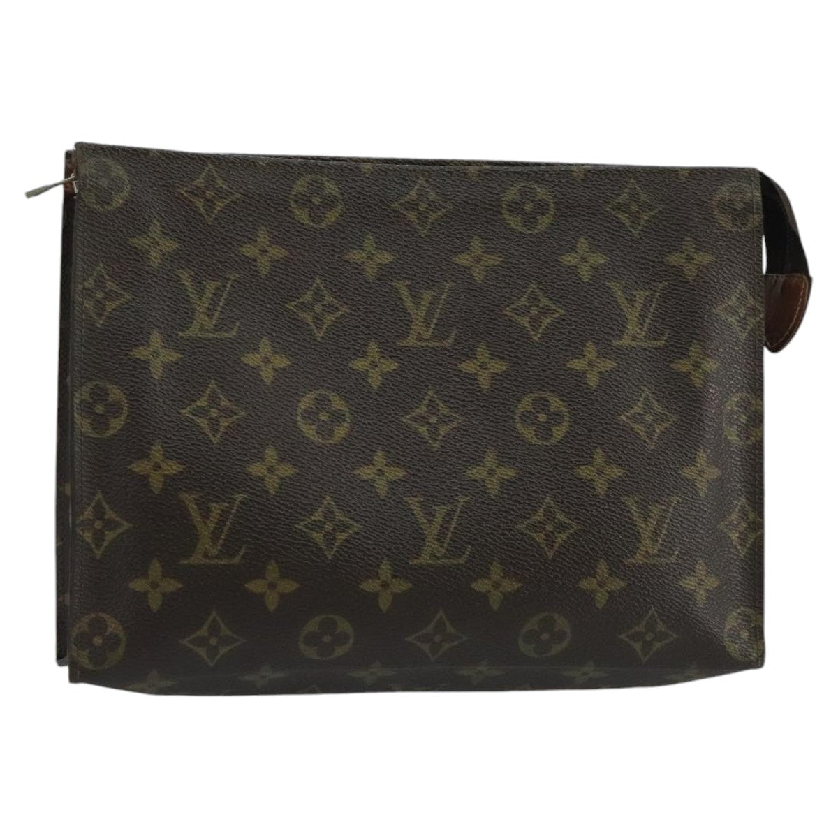 LOUIS VUITTON Monogram Poche Toilette 26 Pouch M47542 LV Auth 100813